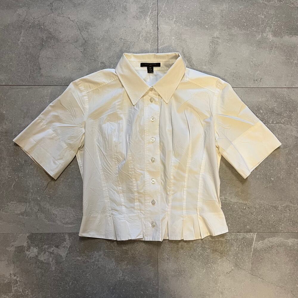Louis Vuitton Cropped Button-Up Shirt – Women’s Large